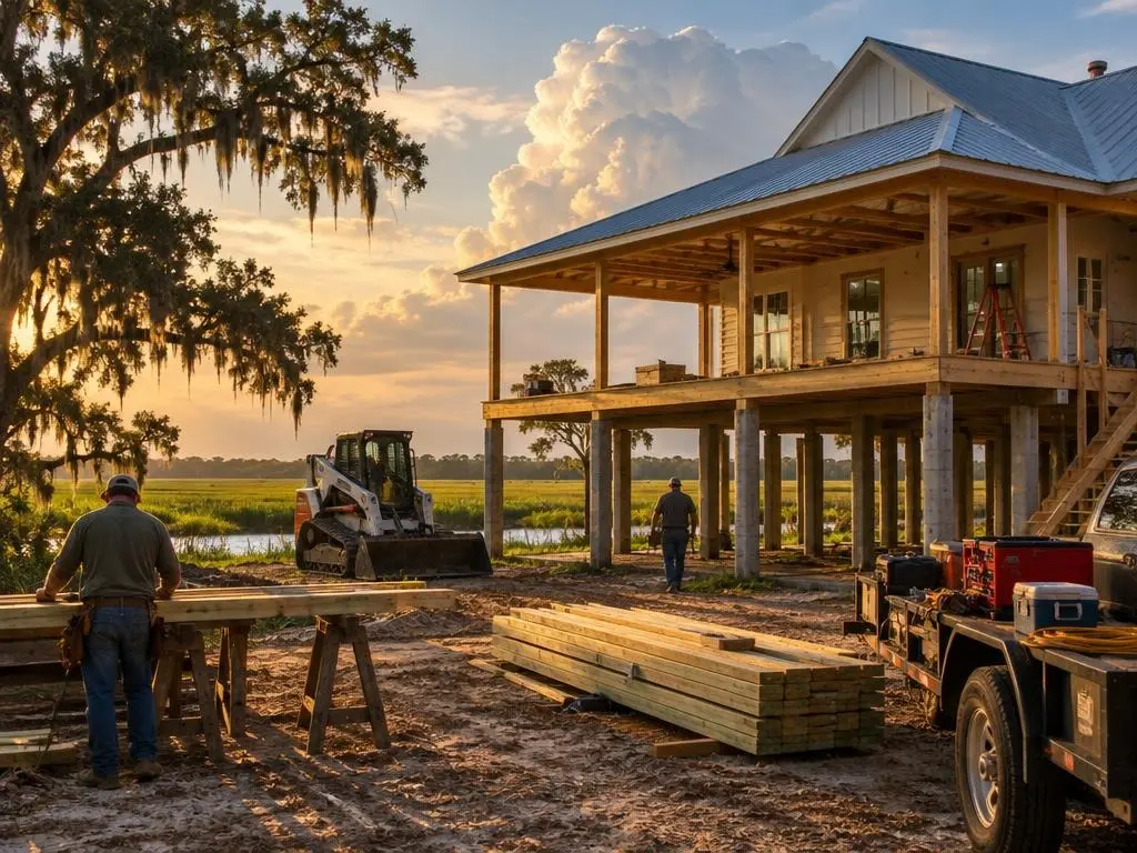 Elevated Barndominiums in Louisiana